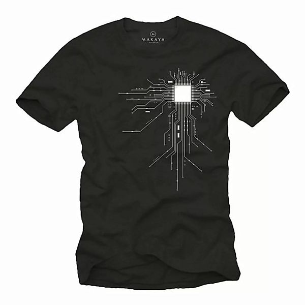 MAKAYA Print-Shirt Lustige Computer T-Shirts für Jungs Gamer CPU - Geschenk günstig online kaufen