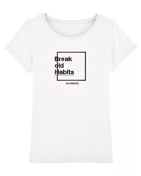 Bio Damen Sommer T-shirt "Faith - Old Habits" günstig online kaufen