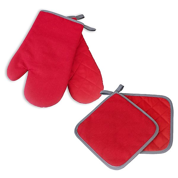 Delindo Lifestyle Topfhandschuhe Ofenhandschuhe, Topflappen, (4er günstig online kaufen