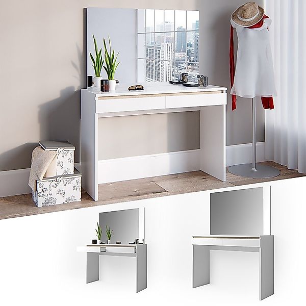 Vicco Schminktisch Emma, Weiß, 120 cm günstig online kaufen