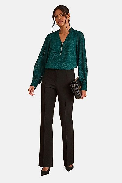 Love & Roses Langarmbluse Love & Roses Bluse mit Reißverschluss vorn Regula günstig online kaufen