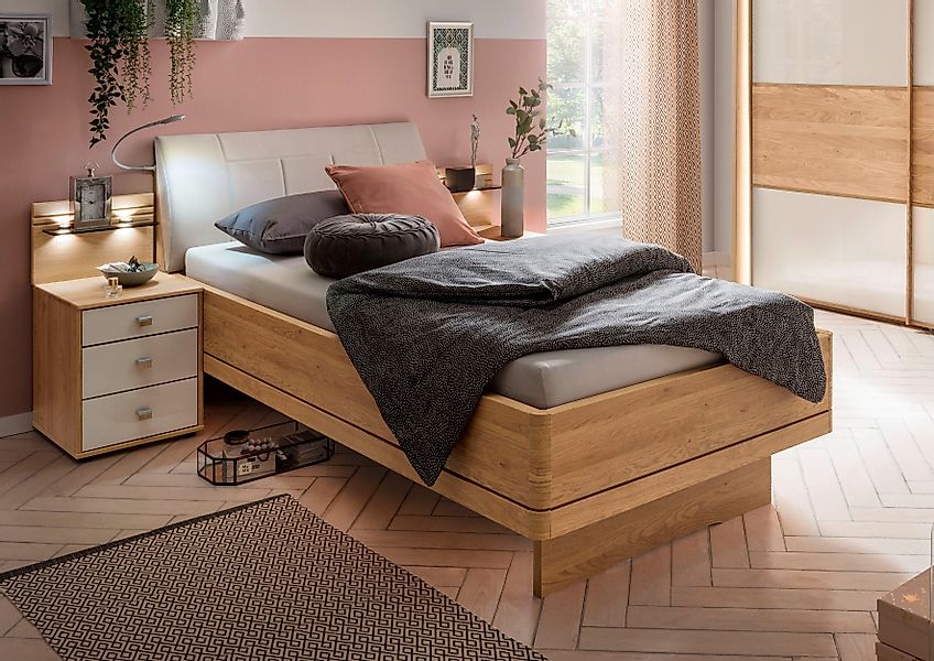WIEMANN Bett Kiruna, Bettgestell, Bettrahmen, Eiche günstig online kaufen