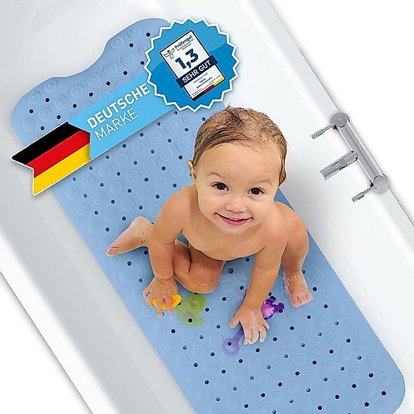 FLIPLINE® Badematte, 1x FLIPLINE Badematte - Blau, TPE, günstig online kaufen