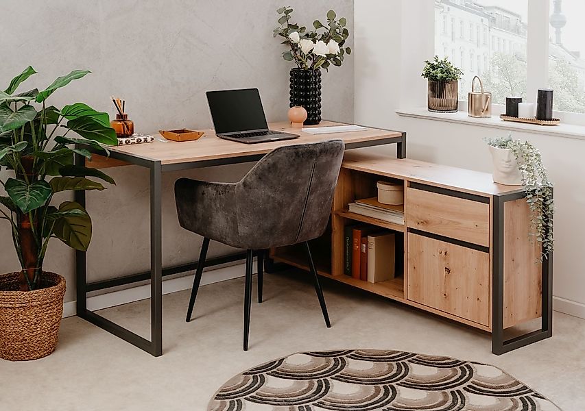 möbelvita Eckschreibtisch Schreibtisch Portland 37A in günstig online kaufen