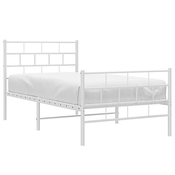 vidaXL Bett Bettgestell mit Kopf- und günstig online kaufen