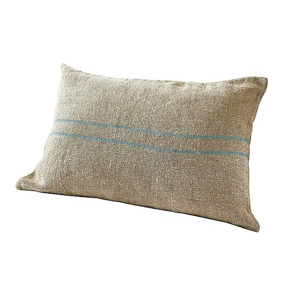 Mirabeau Kissenhülle Kissenhülle Arrentès beige/blau, (1 günstig online kaufen