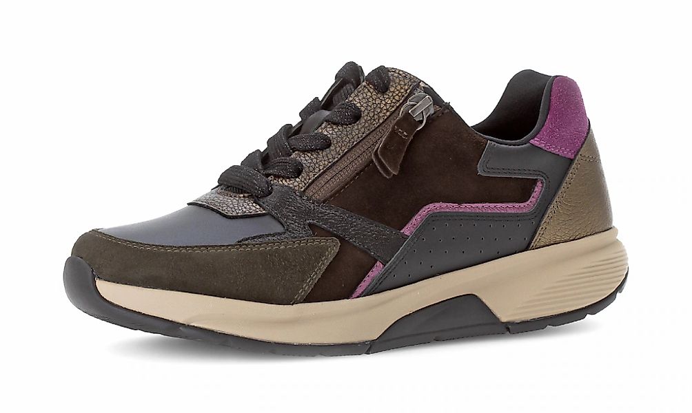 Gabor Rollingsoft Keilsneaker, Komfortschuh, Halbschuh, Schnürschuh günstig online kaufen