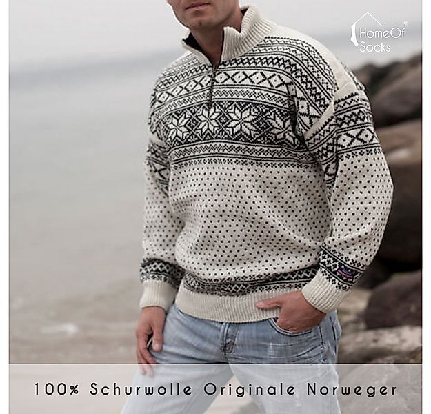 HomeOfSocks Norwegerpullover Hochwertige Norweger Pullover klassisches Desi günstig online kaufen