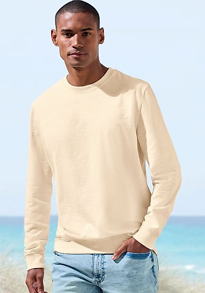 John Devin Langarmshirt in Struktur-Qualität und in modischen Farben günstig online kaufen