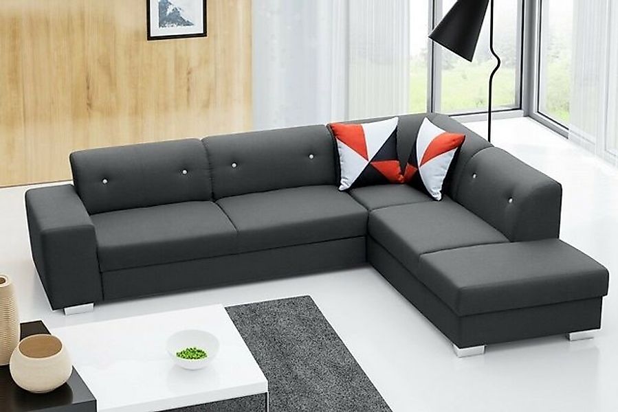 JVmoebel Ecksofa Sofa Schlafsofa Designer Sofa mit Bettfunktion + Bettkaste günstig online kaufen