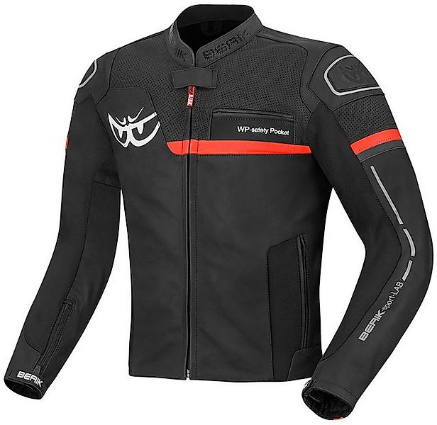 Berik Motorradjacke Sportivo Motorrad Lederjacke (wasserdicht) herausnehmba günstig online kaufen