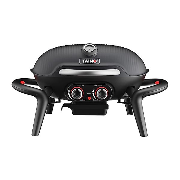 Taino Kenai Gasgrill Klein Tischgrill Outdoorküche Aluguss Schwarz günstig online kaufen