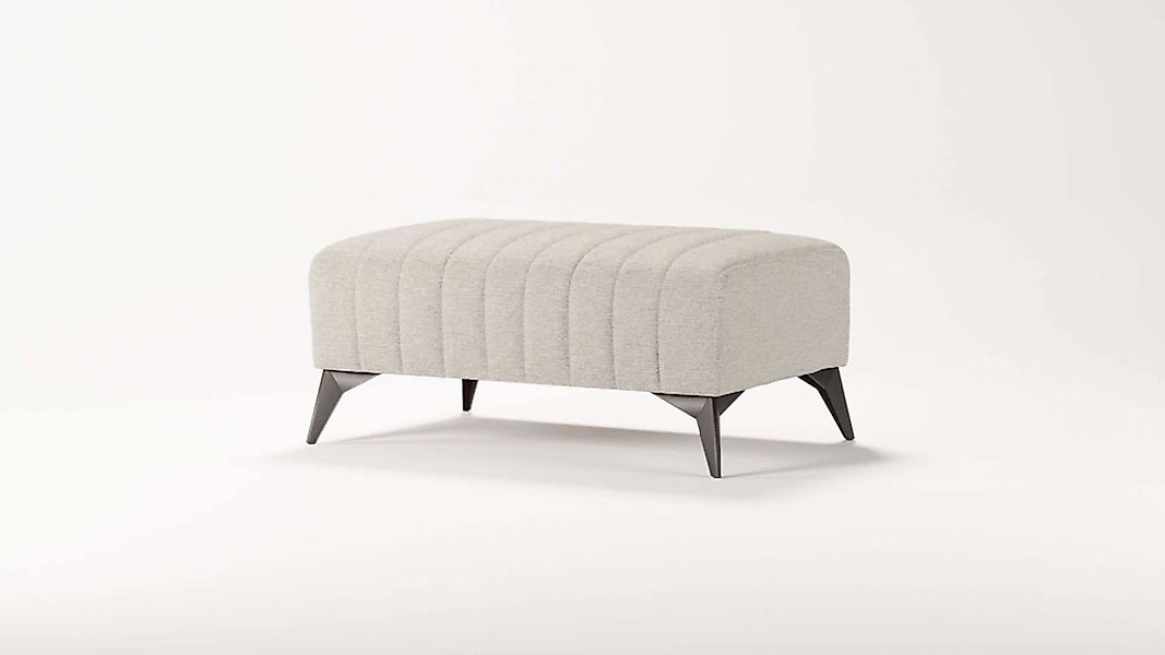 Places of Style Polsterhocker "MATTHEW Sitzhocker, Maße B/T/H: B/T/H: 90/60 günstig online kaufen