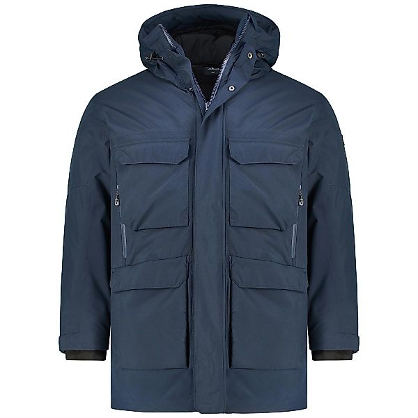 Blue Wave Funktionsparka, wind- und wasserdicht Farbe marine Größe: 5XL günstig online kaufen