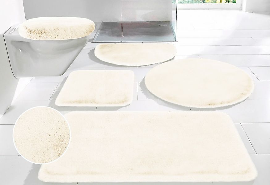 my home Badematte "Rabbit Badematten, Badvorleger, Badezimmer Teppich" Höhe günstig online kaufen