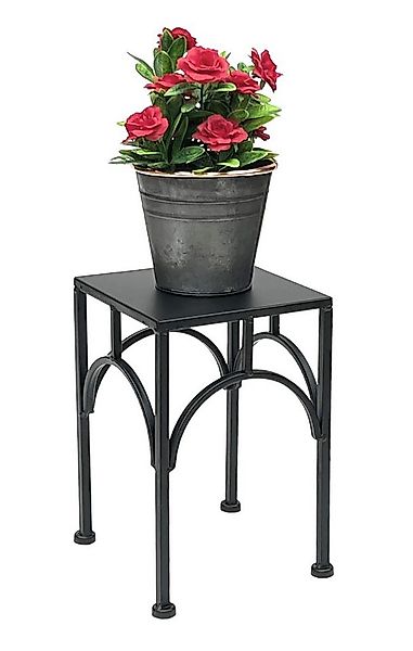 DanDiBo Blumenhocker Metall Schwarz Eckig 38 - 28 cm Beistelltisch 96449 günstig online kaufen