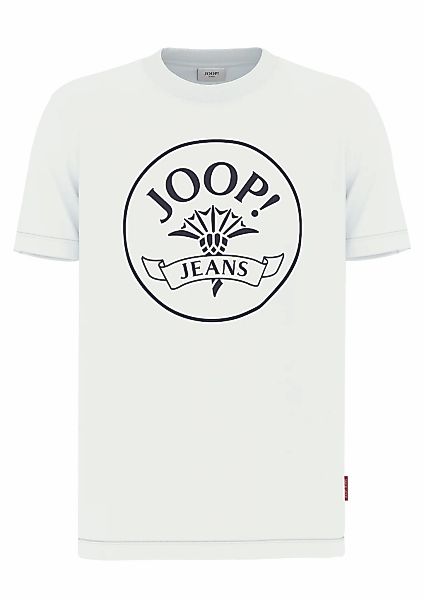 Joop Jeans Kurzarmshirt, Mit Logoprint in Kontrastfarbe günstig online kaufen