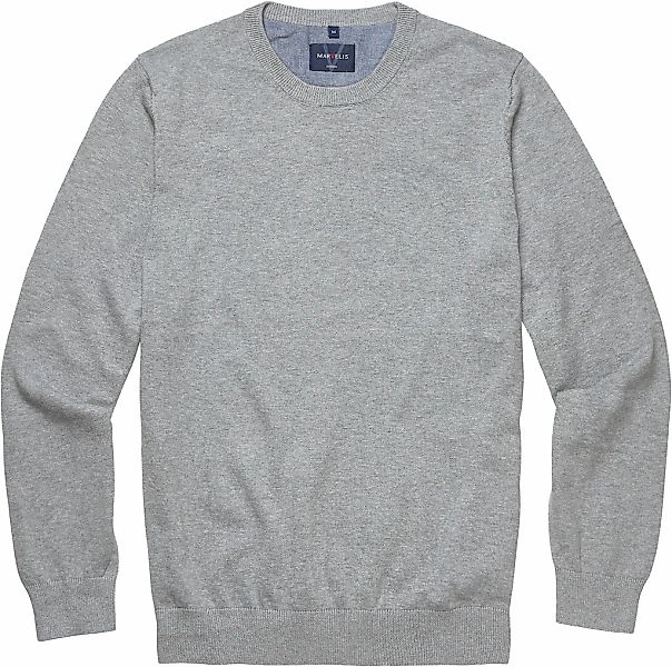 MARVELIS Strickpullover Rundhals, Baumwolle, regular fit günstig online kaufen
