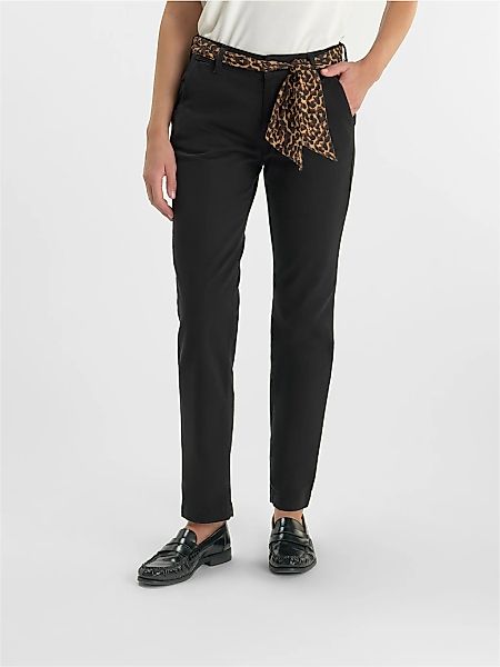 Le Temps Des Cerises Chinohose "KRISTIN" mit integriertem Gürtel günstig online kaufen