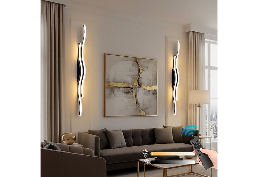Lapalife Wandleuchte LED Dimmbar Akku Wandleuchte mit Fernbedienung, Kabell günstig online kaufen