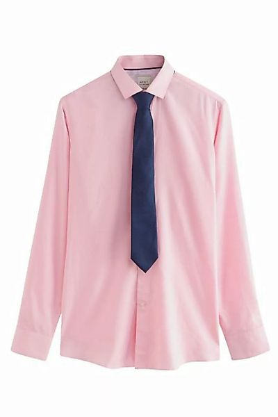 Next Langarmhemd Hemd mit Krawatte im Set (2-tlg) günstig online kaufen