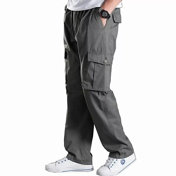 FIDDY Loungepants Loose Overalls mit mehreren Taschen lässige Funktionshose günstig online kaufen