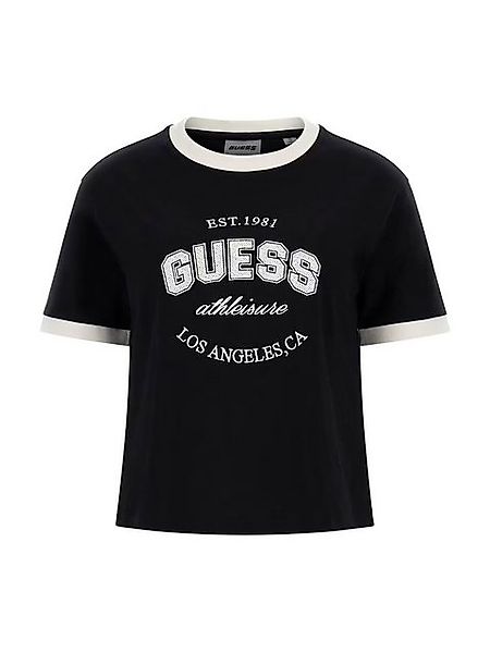 Guess T-Shirt - Kurzarm Shirt Damen - Crop Shirt - gecropptes T-Shirt günstig online kaufen