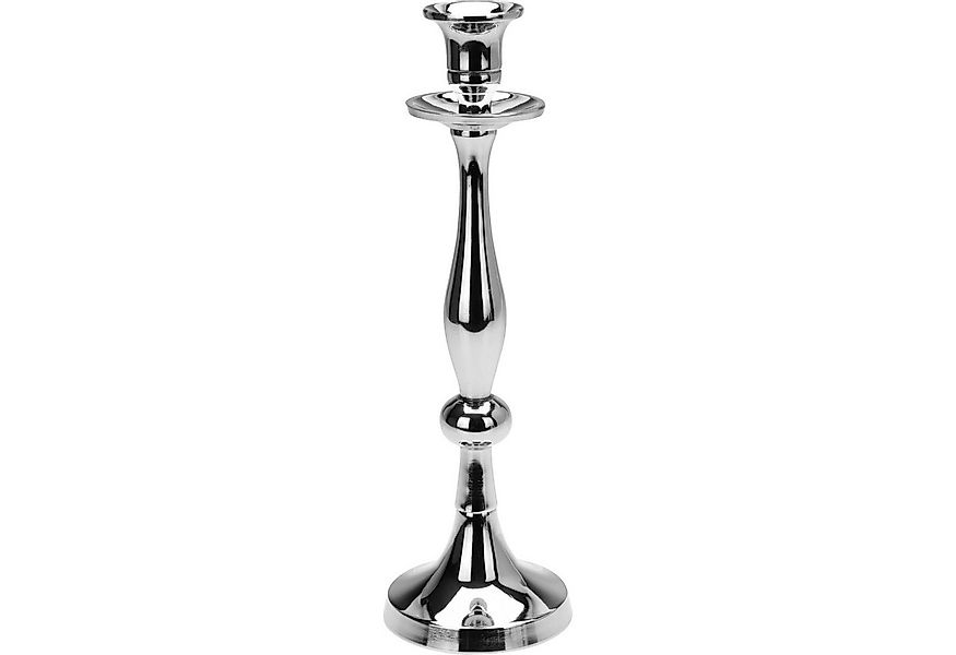 Mojawo Laterne Dekorativer und schwerer Kerzenleuchter Metall Silber 27cm günstig online kaufen