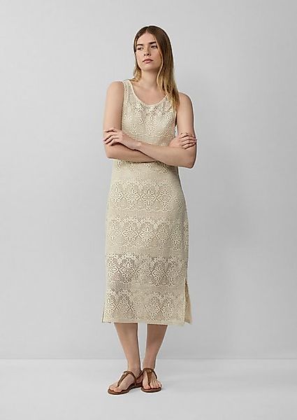 s.Oliver Maxikleid Häkel-Kleid mit Jerseyfutter günstig online kaufen
