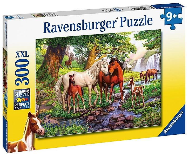 Ravensburger Puzzle 300 Teile Ravensburger Kinder Puzzle XXL Wildpferde am günstig online kaufen