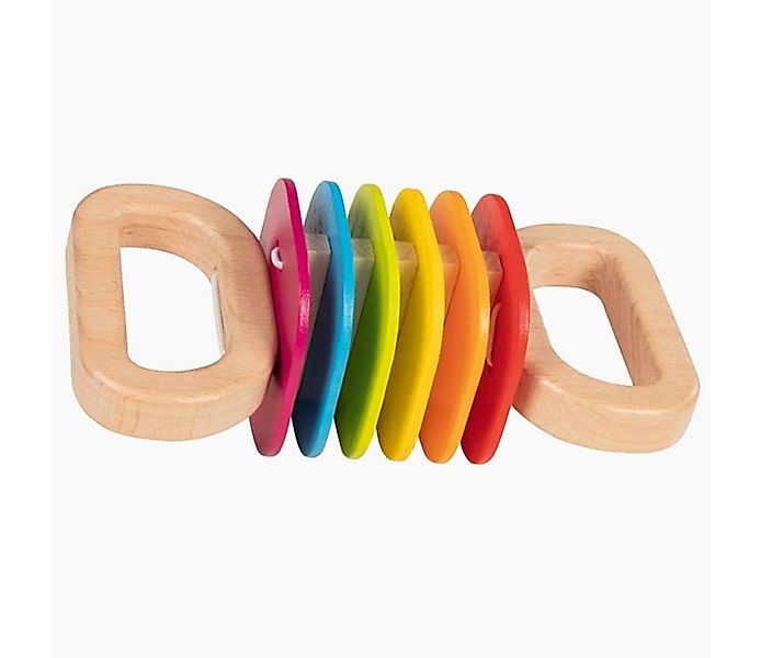goki Spielzeug-Musikinstrument Klapper Regenbogen, (packung, 1 tlg., spar s günstig online kaufen