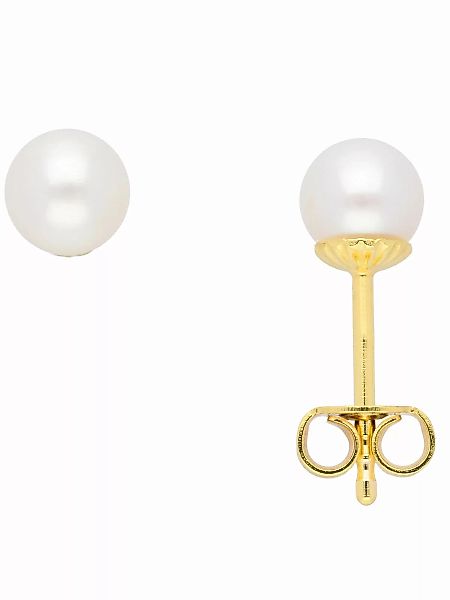 Adelia´s Paar Ohrhänger "585 Gold Ohrringe Ohrstecker mit Süßwasser Zuchtpe günstig online kaufen