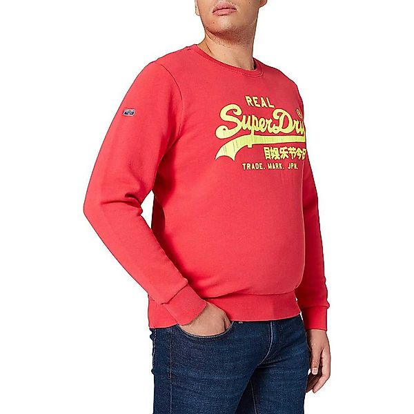 Superdry Vintage Lopo Ac Crew Sweatshirt M Campus Red günstig online kaufen