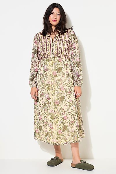 Studio Untold Jerseykleid Maxikleid A-Linie Flowerprint günstig online kaufen