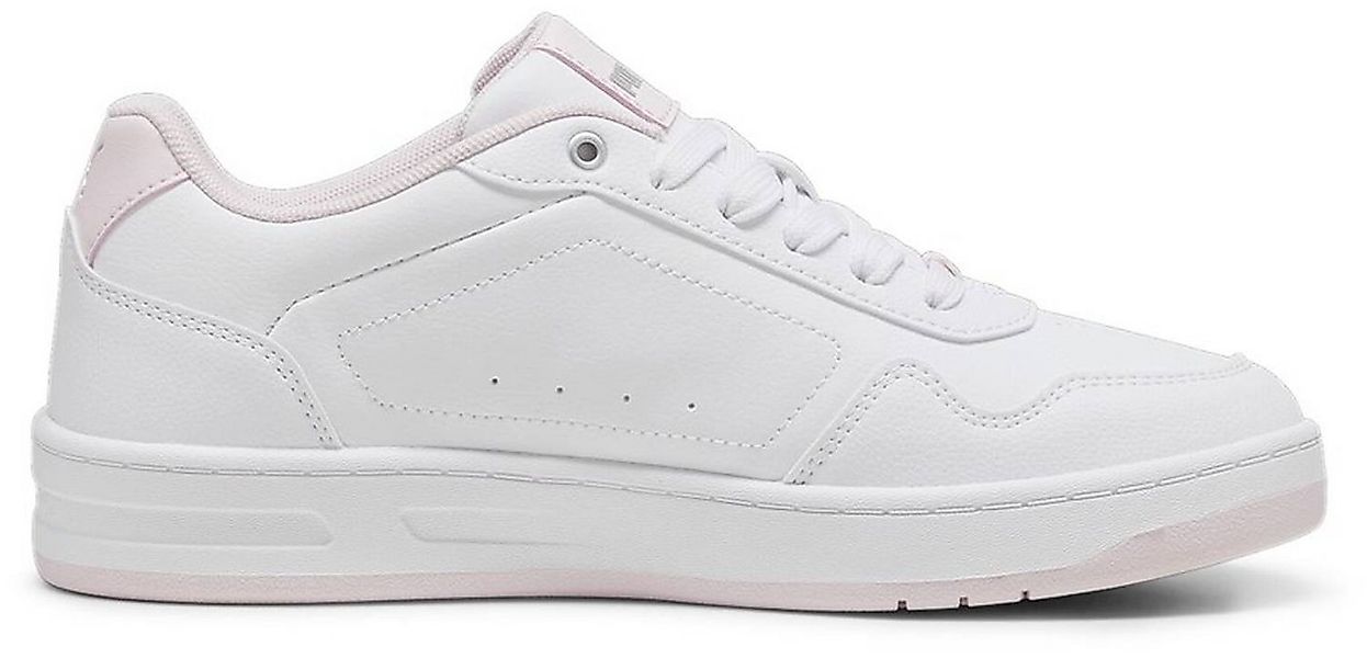 PUMA Puma Court Classy White-Whisp Of Pink Silver Sneaker günstig online kaufen
