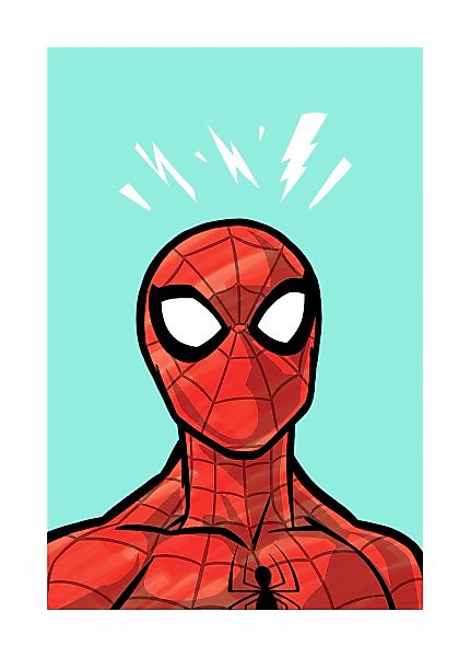 Komar Wandbild "Spider-Man Danger Ahead", Disney, (Set, 1 St.), 40 x 50 cm günstig online kaufen