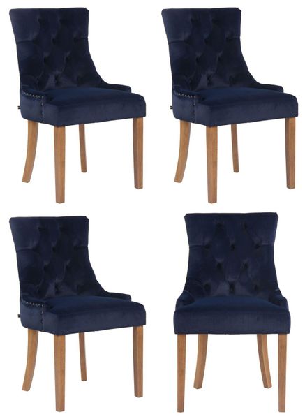 CLP Esszimmerstuhl Aberdeen Samt (4er Set), günstig online kaufen