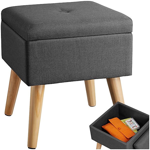 tectake Sitzhocker Elva, quadratisch günstig online kaufen
