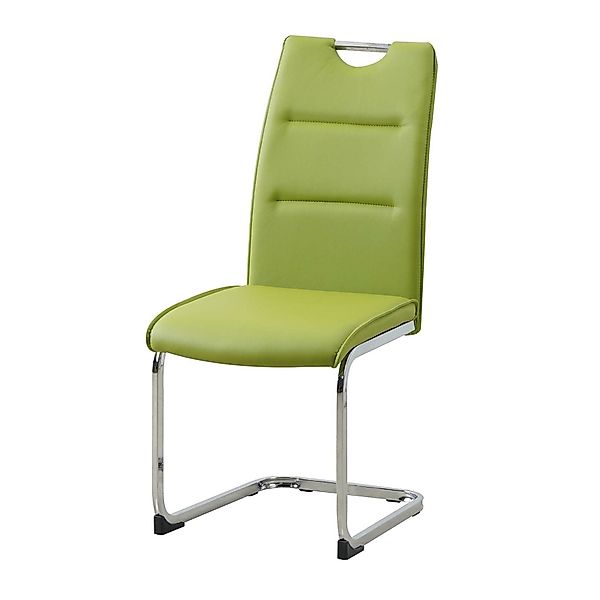 HTI-Living Freischwinger Schwingstuhl DannyC PU Grün günstig online kaufen