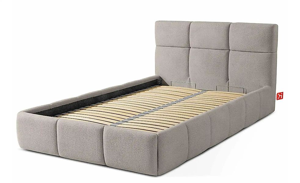 KONSIMO Polsterbett  Altos ¦ grau ¦ Maße (cm): B: 136 H: 96 Betten > Polste günstig online kaufen