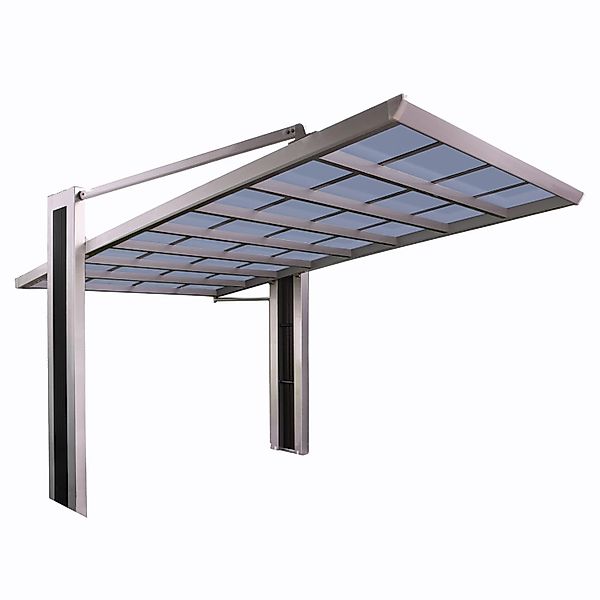 Ximax Carport My-Port Typ 2850 Typ 150 Edelstahl-Look  305x579cm Sonderfert günstig online kaufen