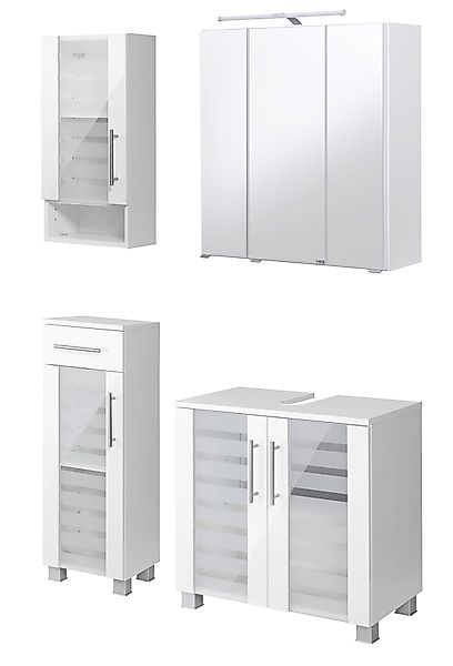 welltime Badmöbel-Set Jaca, (4-St), Badmöbel-Set mit günstig online kaufen