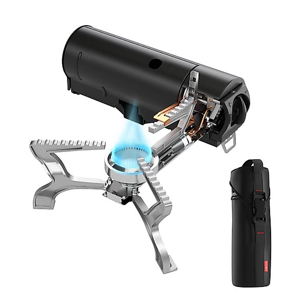 Evocamp Gaskocher BRS-99 mit Wärmeleitblech Klappbar Piezozündung Tragetasc günstig online kaufen