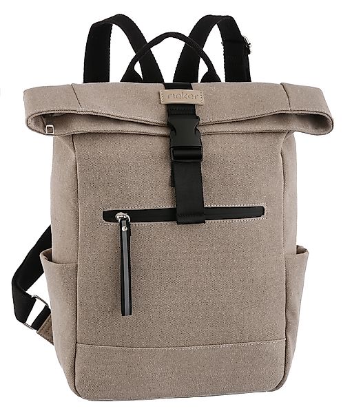 Rieker Cityrucksack Leinen, Freizeitrucksack mit viel günstig online kaufen