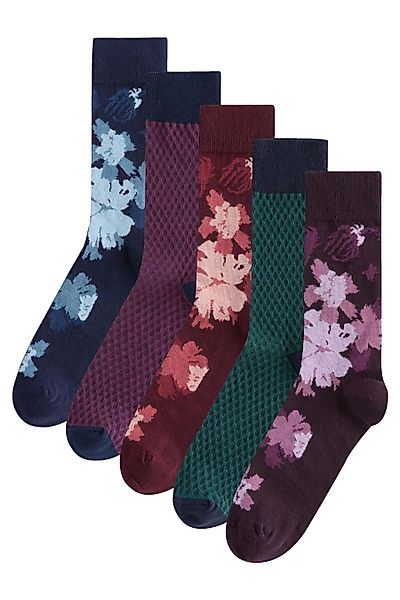 Next Kurzsocken Gemusterte Socken, 5er-Pack (5-Paar) günstig online kaufen