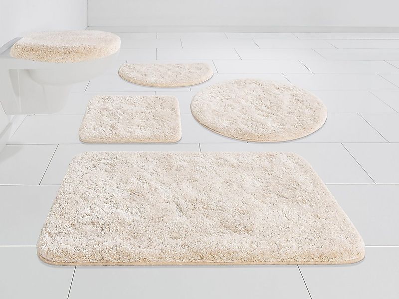 Grund Badematte Melos, Badvorleger, Badezimmer Teppich, sehr weich, Höhe 27 günstig online kaufen