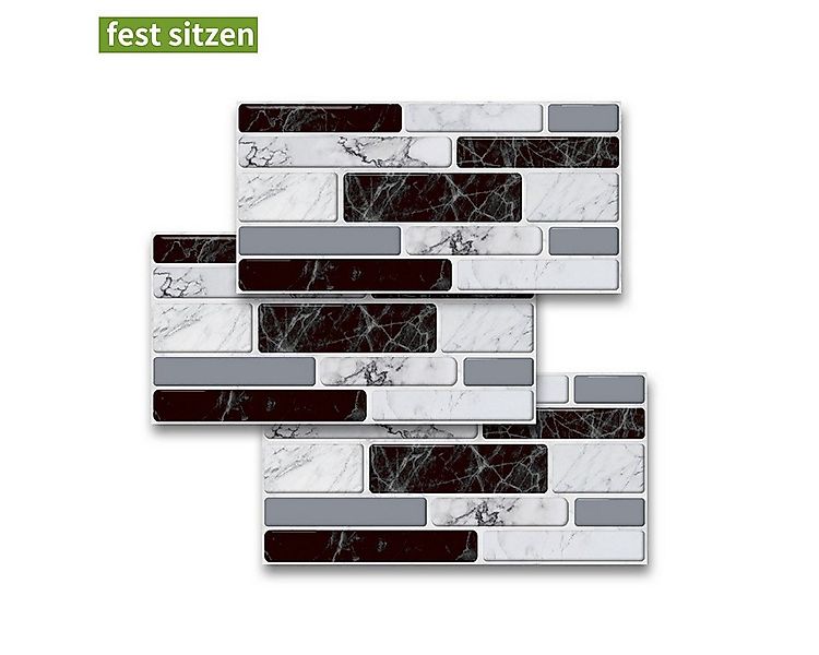 Welikera Wandtattoo 54 Stück Fliesensticker,Selbstklebende 3D Wandaufkleber günstig online kaufen