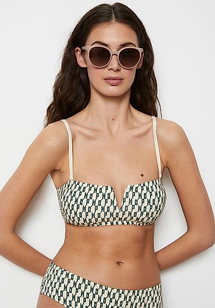 Marc O'Polo Bandeau-Bikini-Top Modern Monogram, mit günstig online kaufen