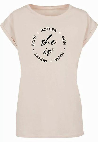 Merchcode T-Shirt Merchcode Damen Ladies Mothers Day - She is T-Shirt (1-tl günstig online kaufen