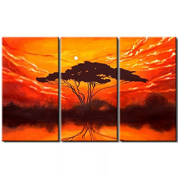 Wandbild Sonnenuntergang in der Afrika XXL günstig online kaufen